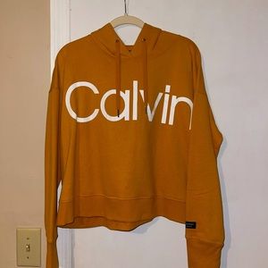 NWT Calvin Klein Cropped Hoodie